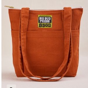 Big Bud Press Over the shoulder zip mini tote